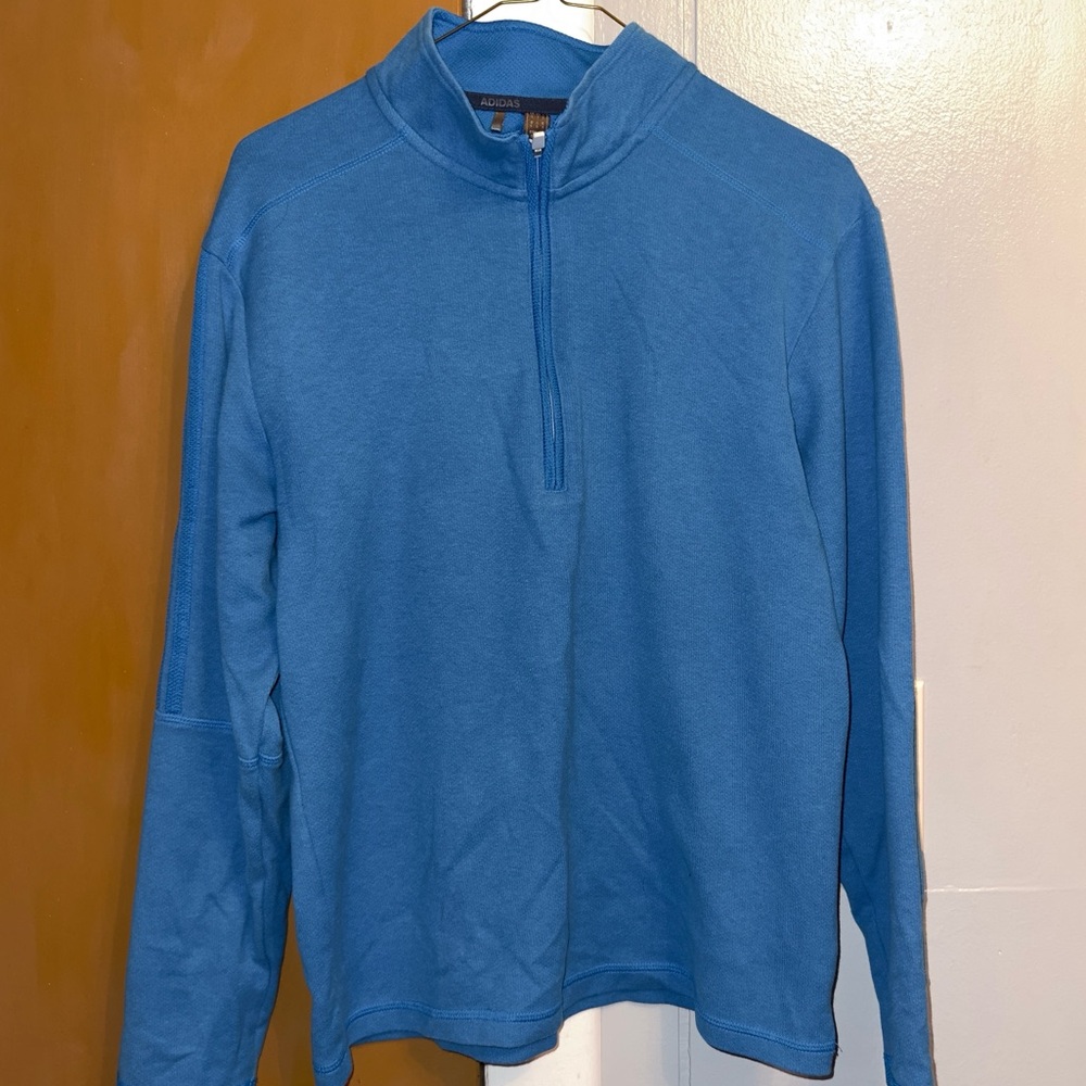 Adidas Men's Blue Quarter Zip